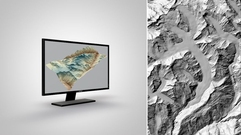 DHM25: Das digitale Höhenmodell der Schweiz